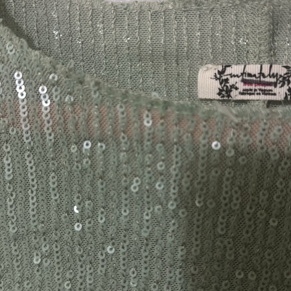 NWOT Free People Intimately Gold Rush Sequence Long Sleeve Top In Size Various - Picture 5 of 7